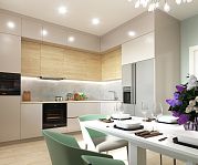 Дизайн проект 2-х комнатной квартиры 86 м2 в ФМР Краснодара